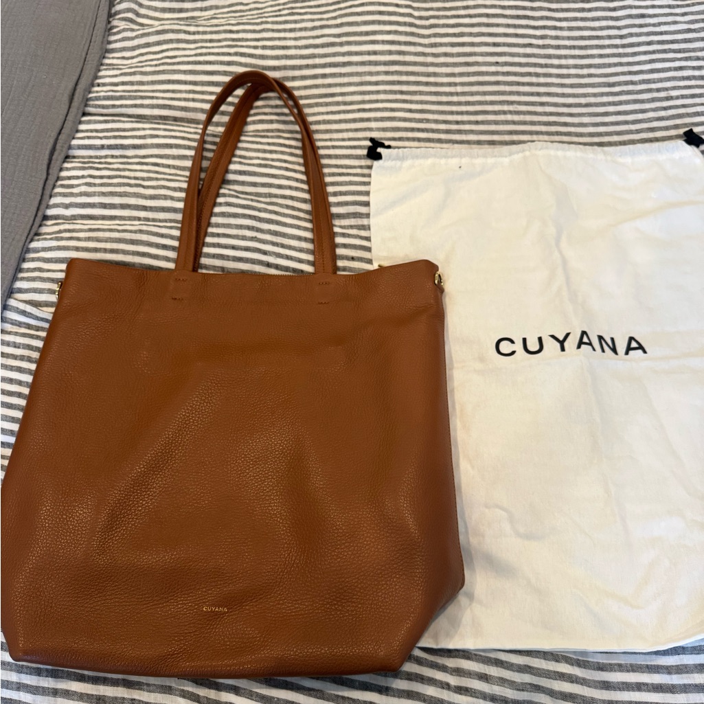 Cuyana Tall Zipper Easy Tote